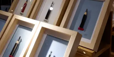 Photo des mines exposées lors de le l'id d'art 2022.