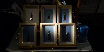 Autre angle de mines exposées lors de l'id d'art 2022.