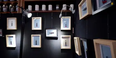 Autre angle des mines lors du Printemps des Docks en avril 2025.