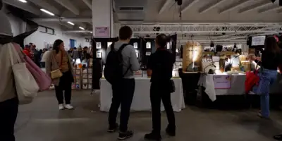 Photo du stand de l'id d'art de novembre 2025.