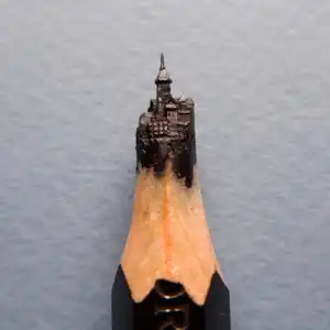 Mont Saint-Michel - Cette mine représente le mont Saint-Michel.